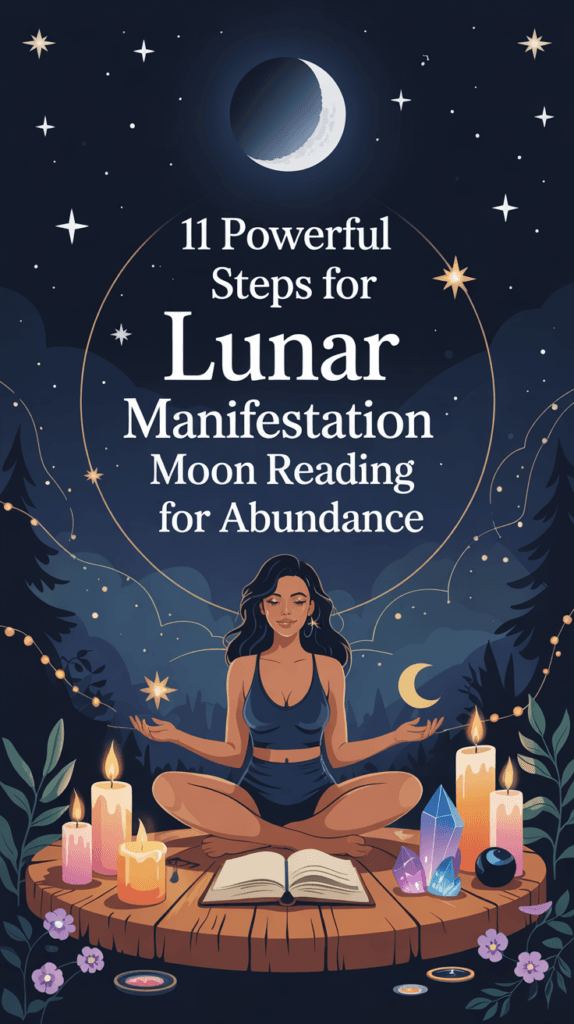 11 Powerful Steps for Lunar Manifestation: Moon Reading for Abundance