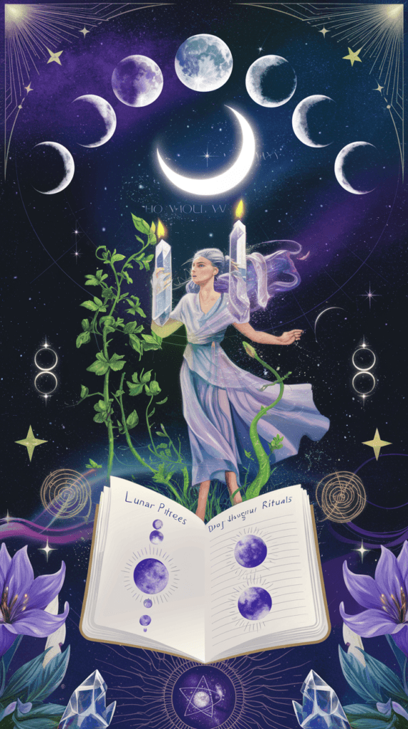 Set specific intentions for each phase of the moon.