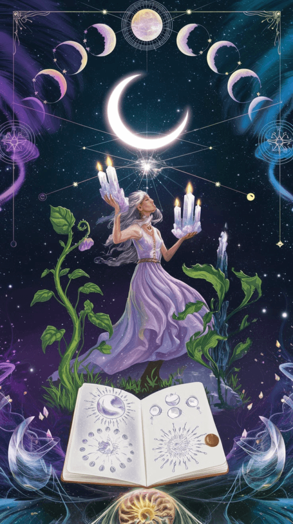 Use crystals like rose quartz and citrine to amplify energies.