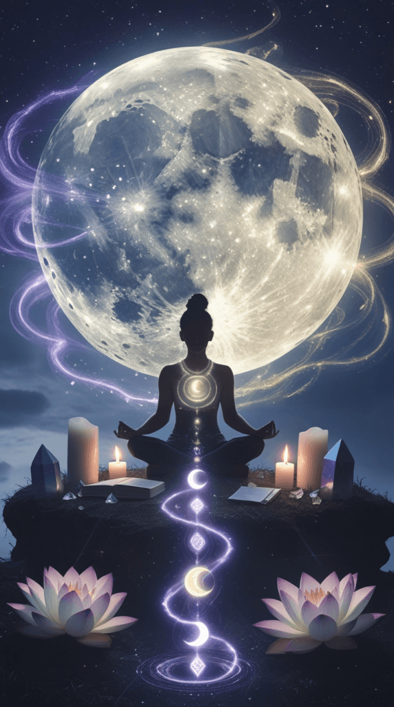 Carry stones like selenite and amethyst under the moon.