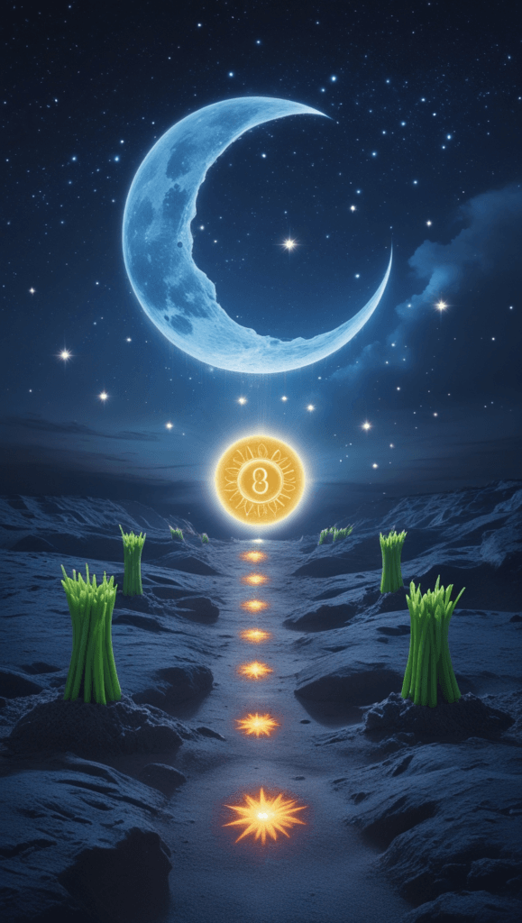 Create an intention map using lunar aspects (conjunctions, squares, etc.).