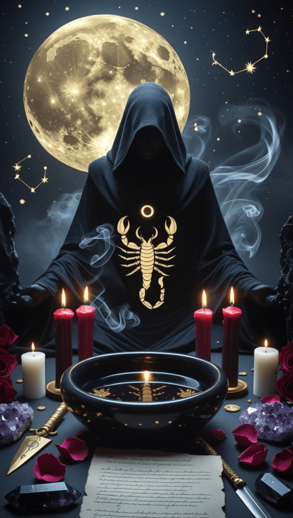 Design Scorpio Moon rituals for deep transformation.