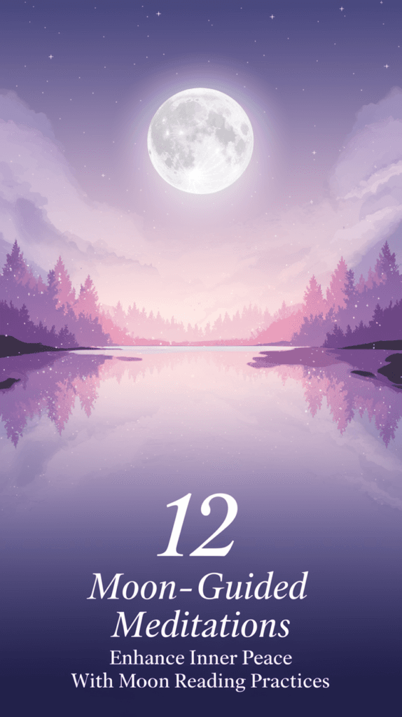 12 Moon-Guided Meditations: Enhance Inner Peace with Moon Reading Practices